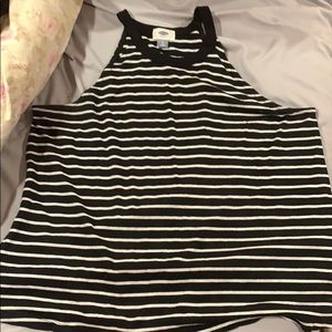 High neck tank top